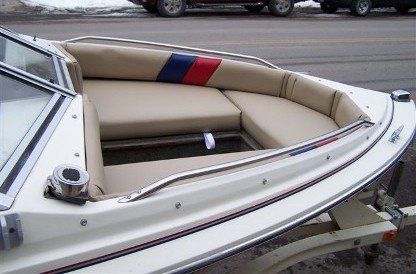 custom upholstery for a boat in Kalispell, MT