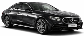 Mercedes E-Class Chauffeur Service Amsterdam, black color 2026 model