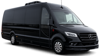 Mercedes SPRINTER Minibus Chauffeur Service Amsterdam, black color 2026 model