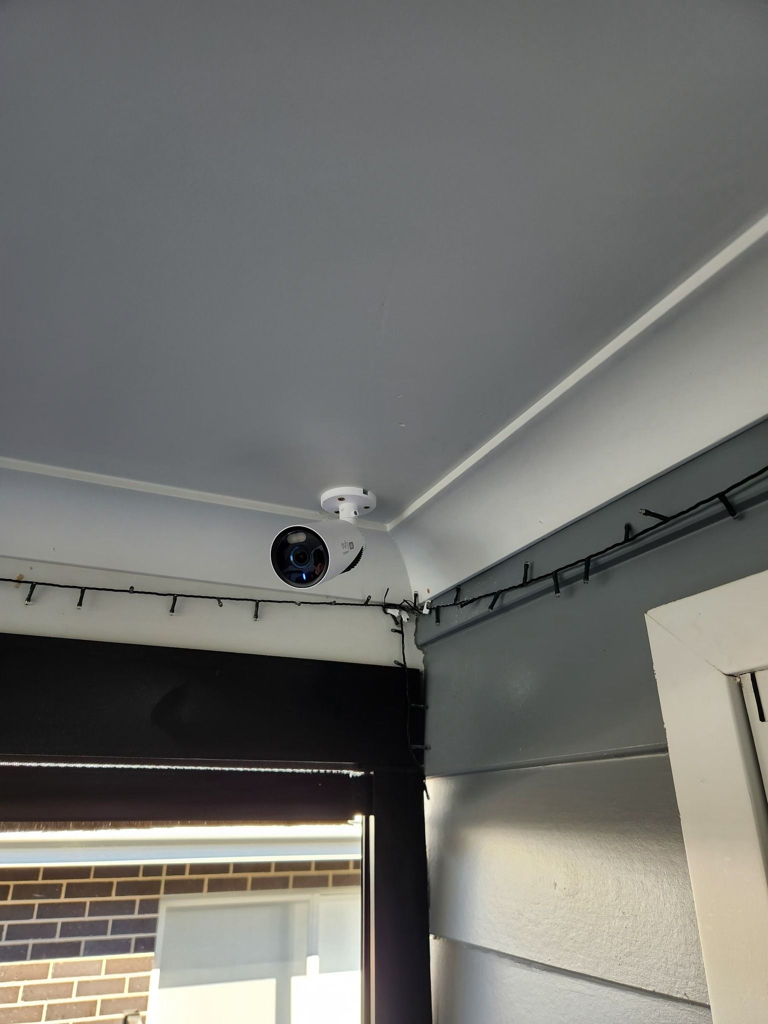 Ceiling Corner With a Security Camera — Wetzel Electrical in Dapto, NSW
