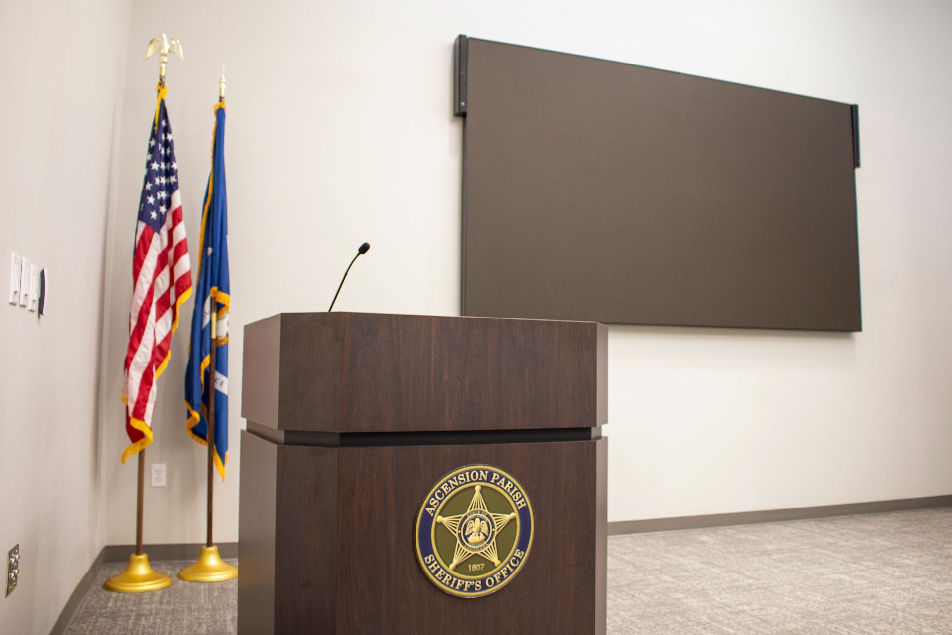 Ascension Parish Sheriff's Department Media Room