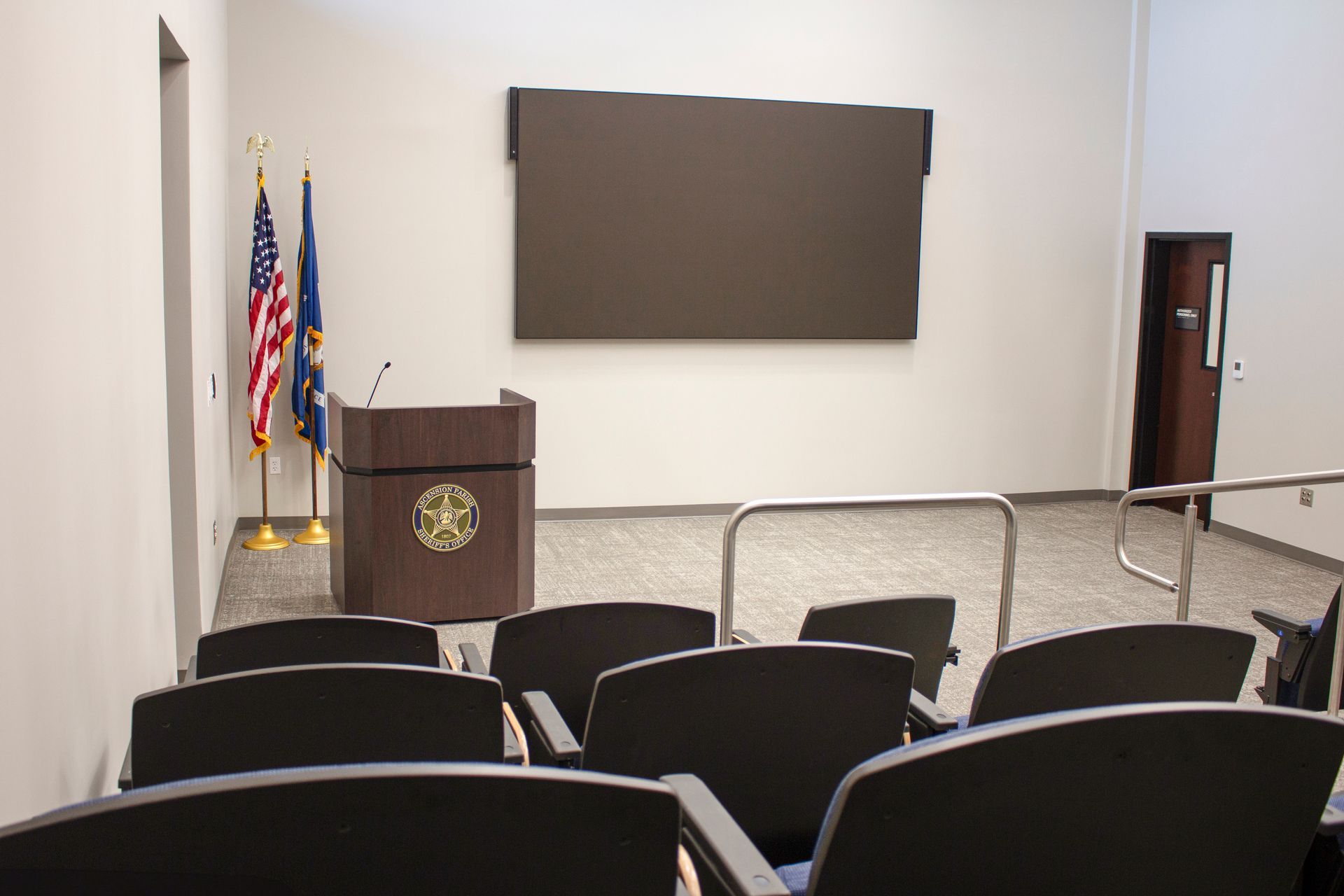 Ascension Parish Sheriff's Department Media Room AV Solutions