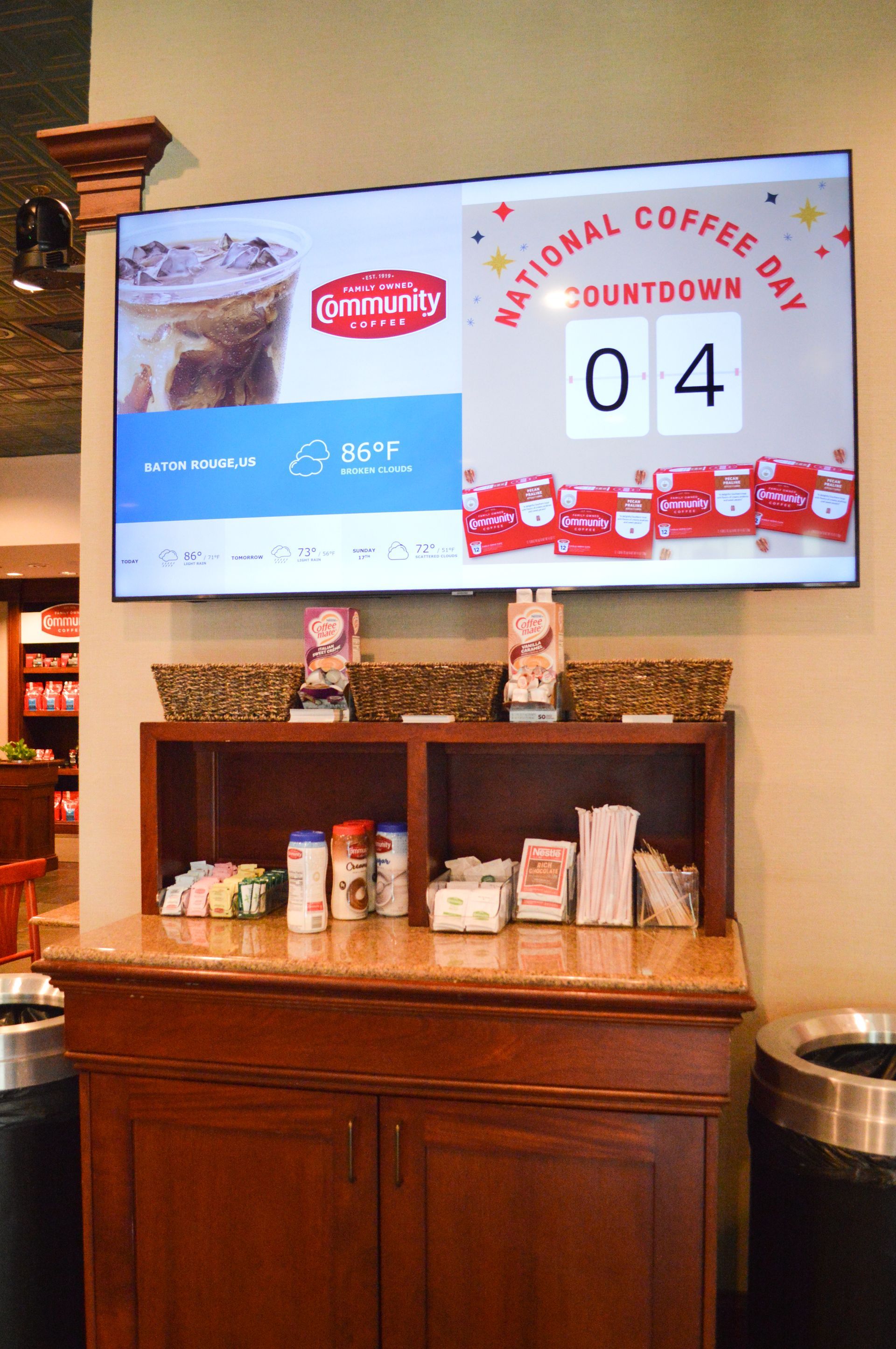 Community Coffee Case Study Commercial Integration Video Service