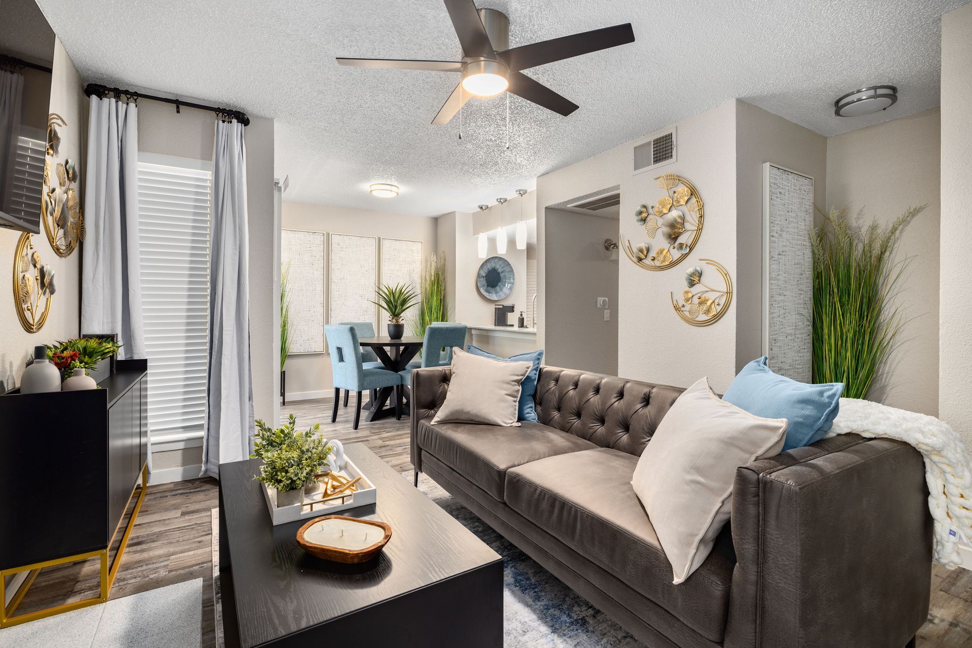 an apartment bedroom.