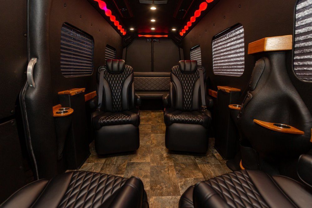 Black Mercedes Sprinter