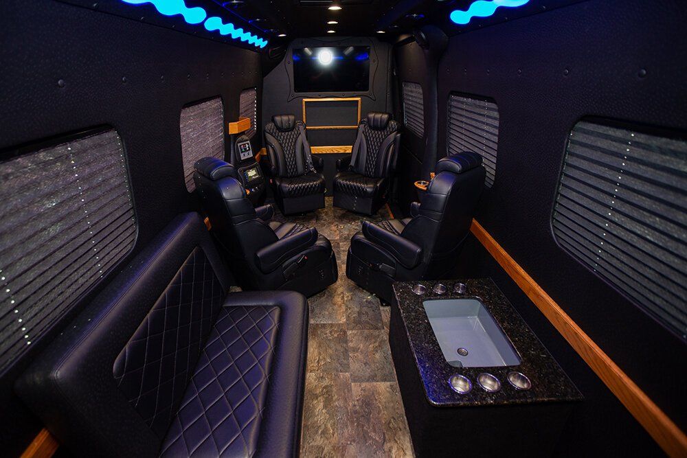 Black Mercedes Sprinter