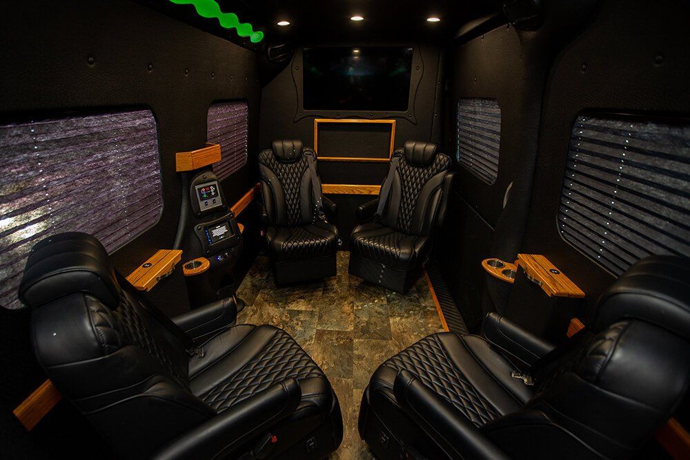 Black Mercedes Sprinter