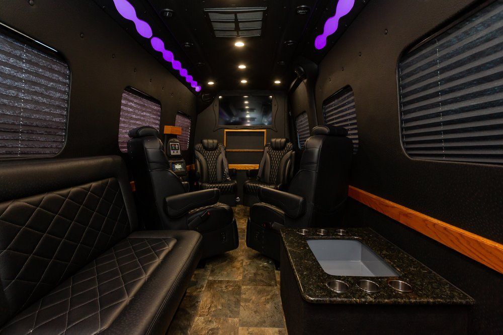 Black Mercedes Sprinter