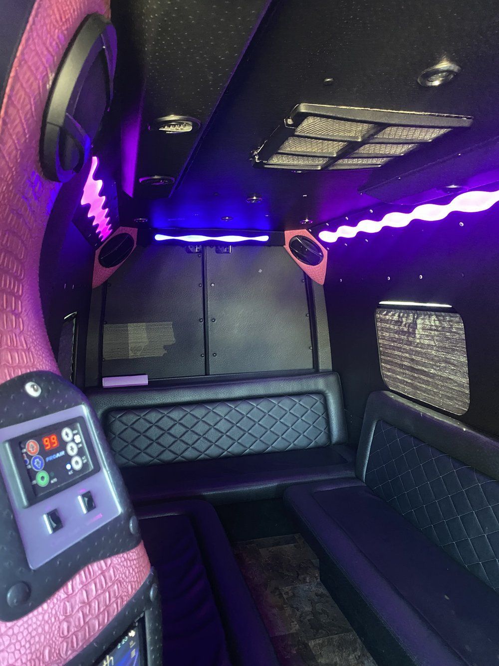 Pink Mercedes Limo Sprinter