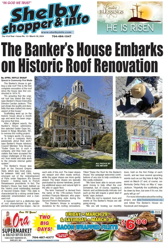 The banker 's house embarks on historic roof renovation