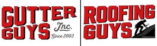 Gutter Guys Inc. logo in red and black with &ldquo;Since 2003&rdquo; script text