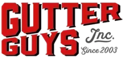 Gutter Guys Inc. logo in red and black with &ldquo;Since 2003&rdquo; script text