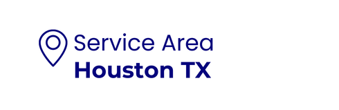 A logo for the service area in houston tx.