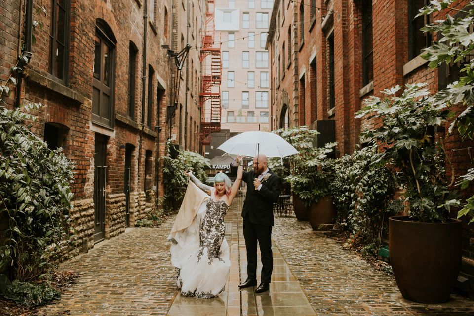 Gay Village Manchester wedding photos