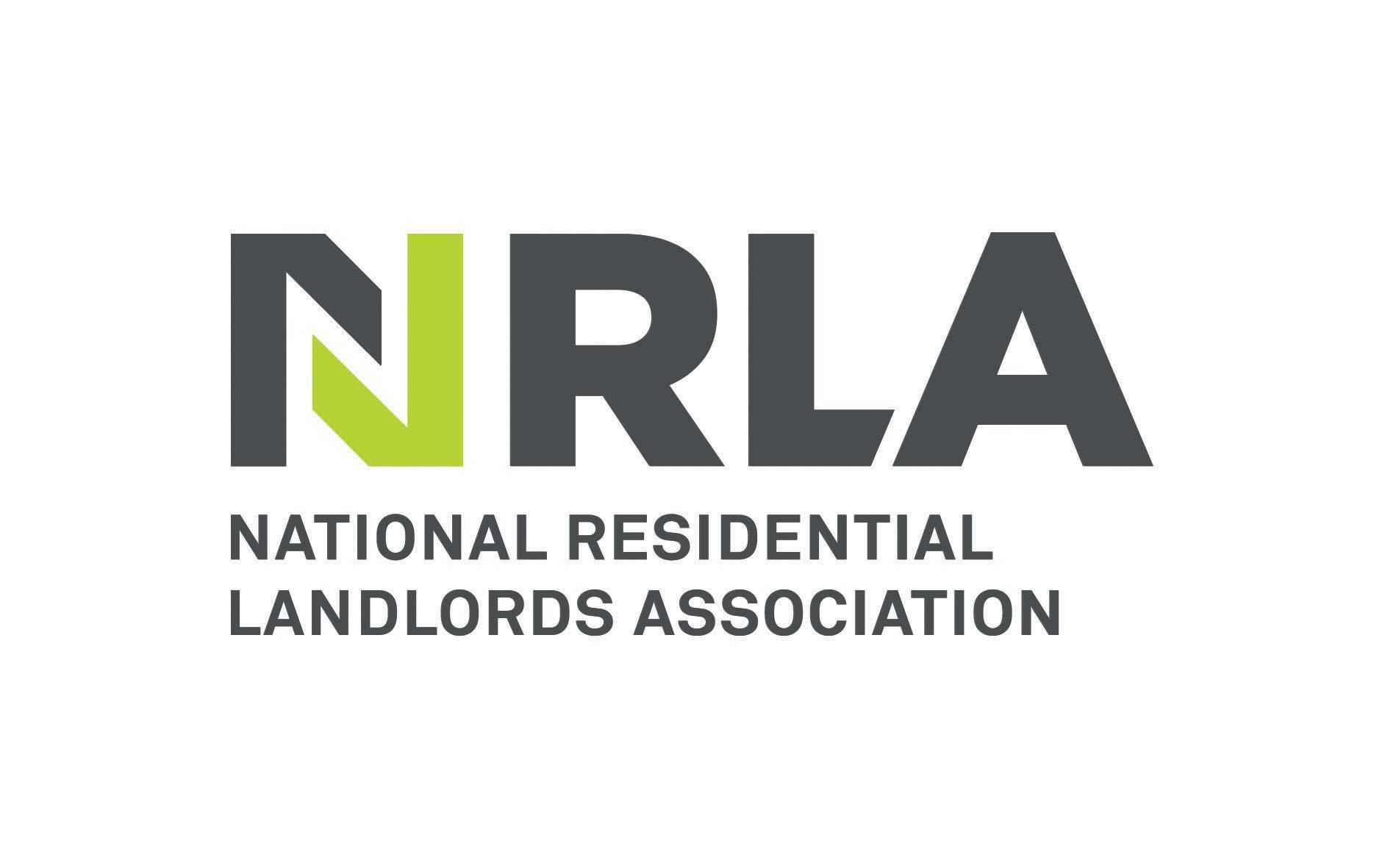 Logo for the National Residential Landlords Association, featuring a stylized grey and green letter N followed by black text.