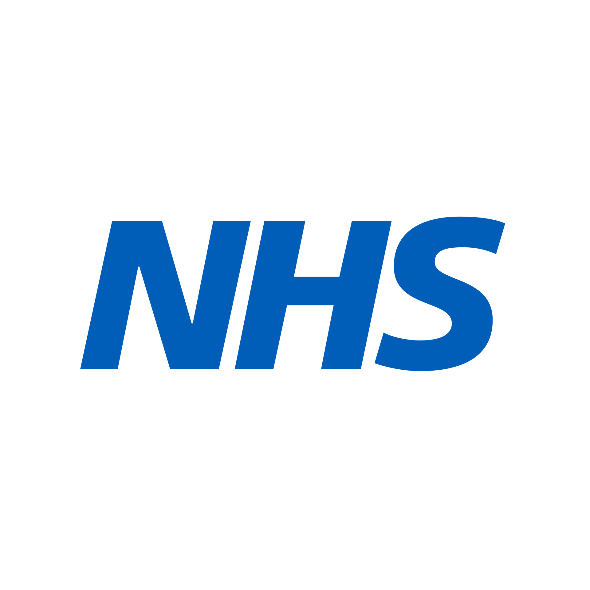 The NHS logo consisting of the letters 