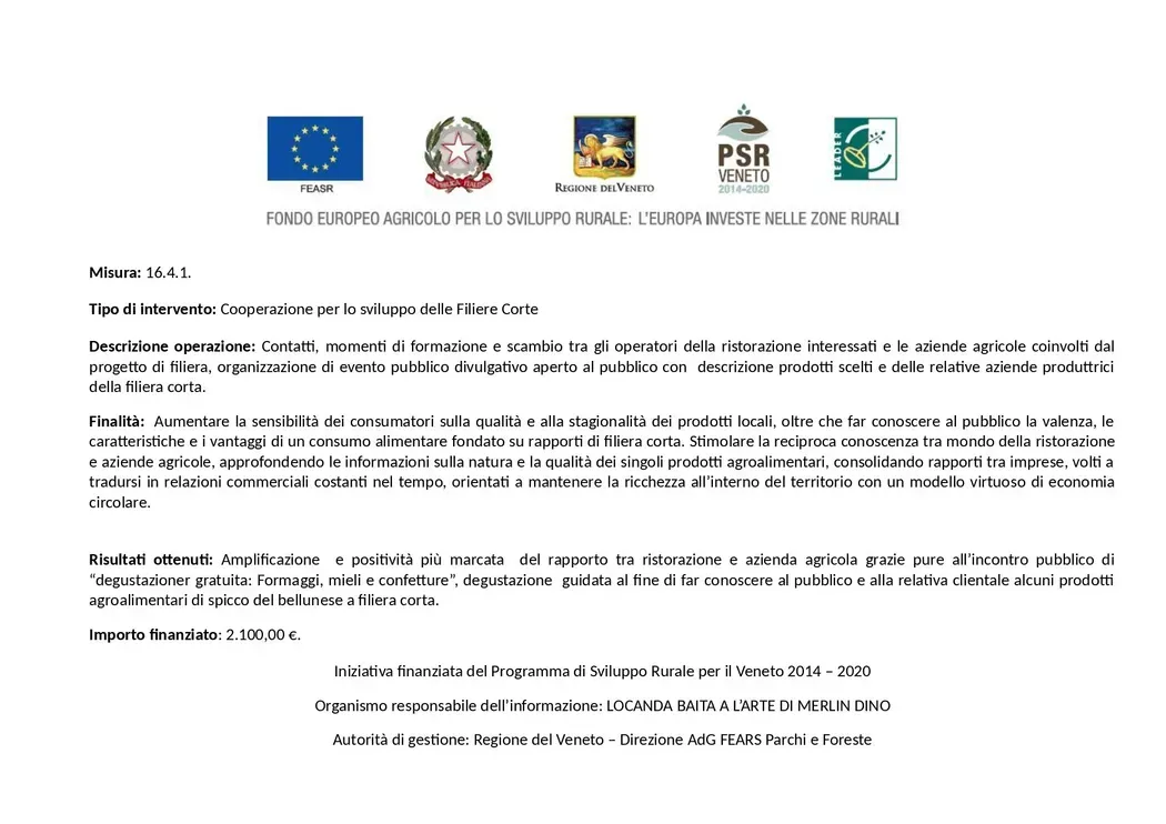 documentazione fondo europeo