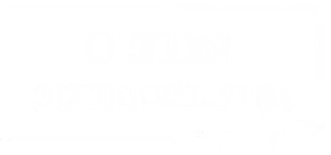 A logo of Orion Outdoor Living
