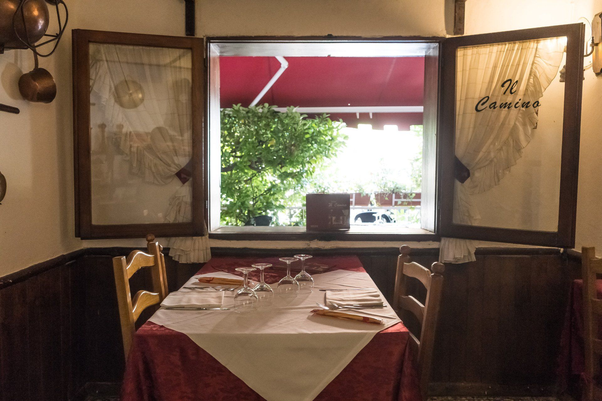 ristorante innevato