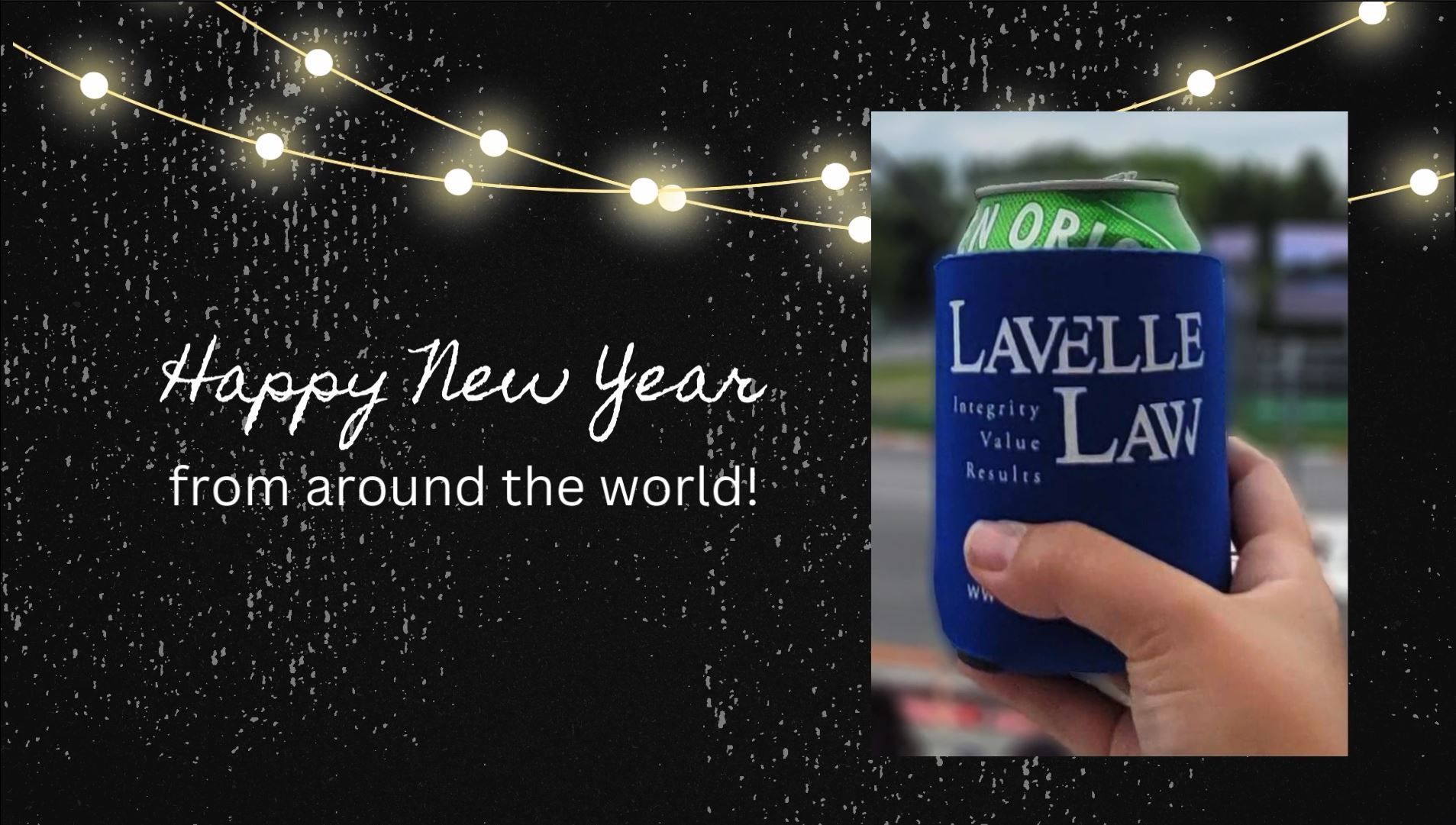 Happy New Year with a look back on the Lavelle Law Koozie Challenge! 