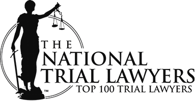 The national trial lawyers top 100 trial lawyers logo