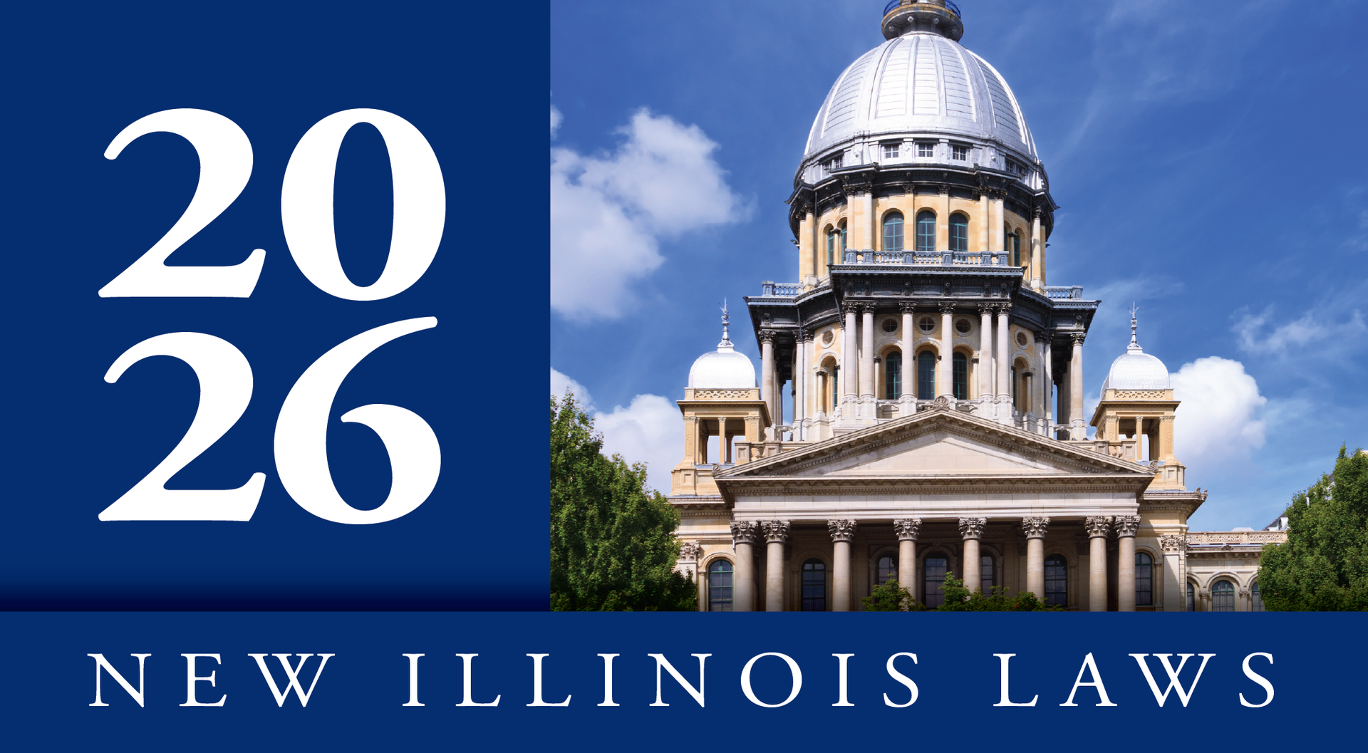 Over 270 New Illinois Laws are going into effect in 2026.