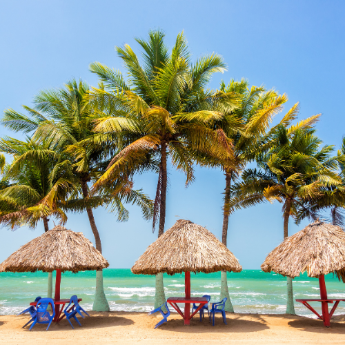 Playa en San Andrés mar de los 7 colores Caribe colombiano