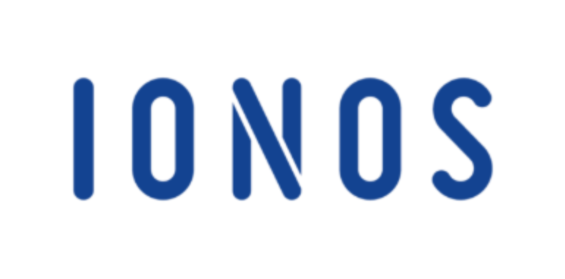 Das Ionos Logo in blau