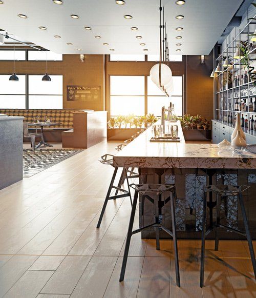 Modern Restaurant Interior Design — Dayton, OH — Total Home Pros & CCM