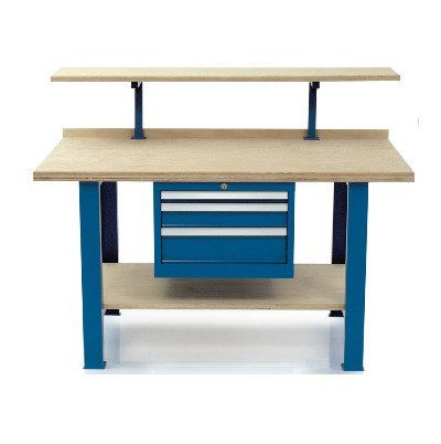 scrivania in legno e metallo