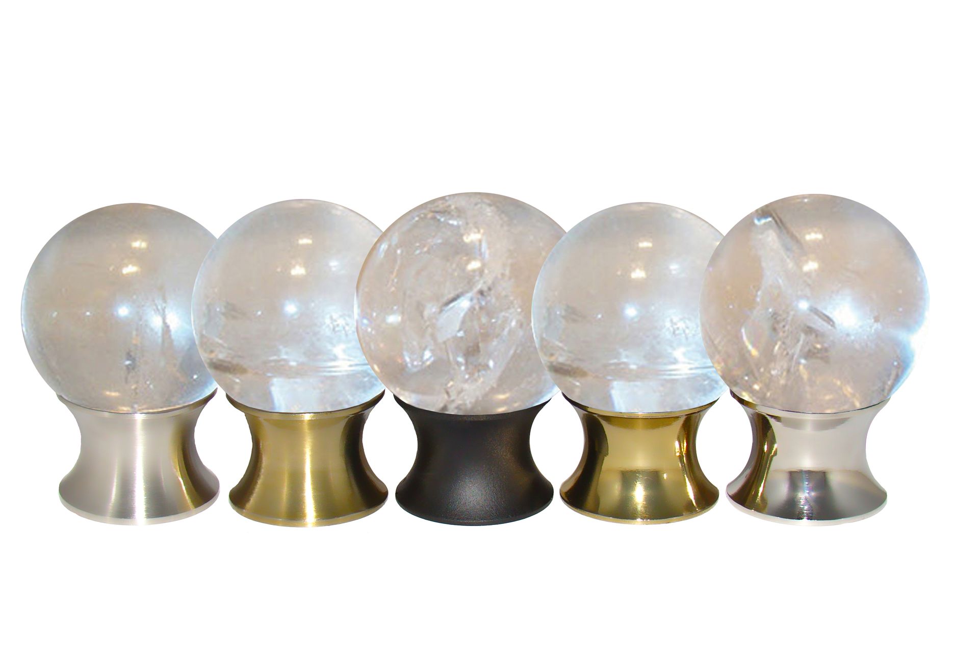 Crystal Quartz 35mm Cabinet Knob by Myterra