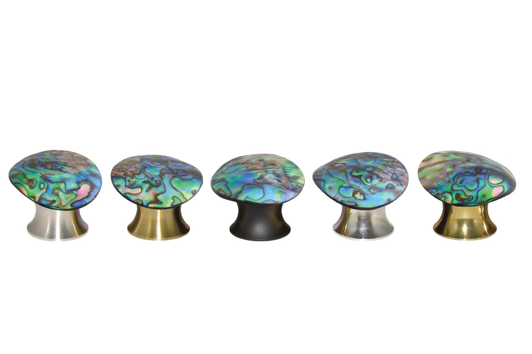 Abalone Shell Cabinet Knob on 5 finishes