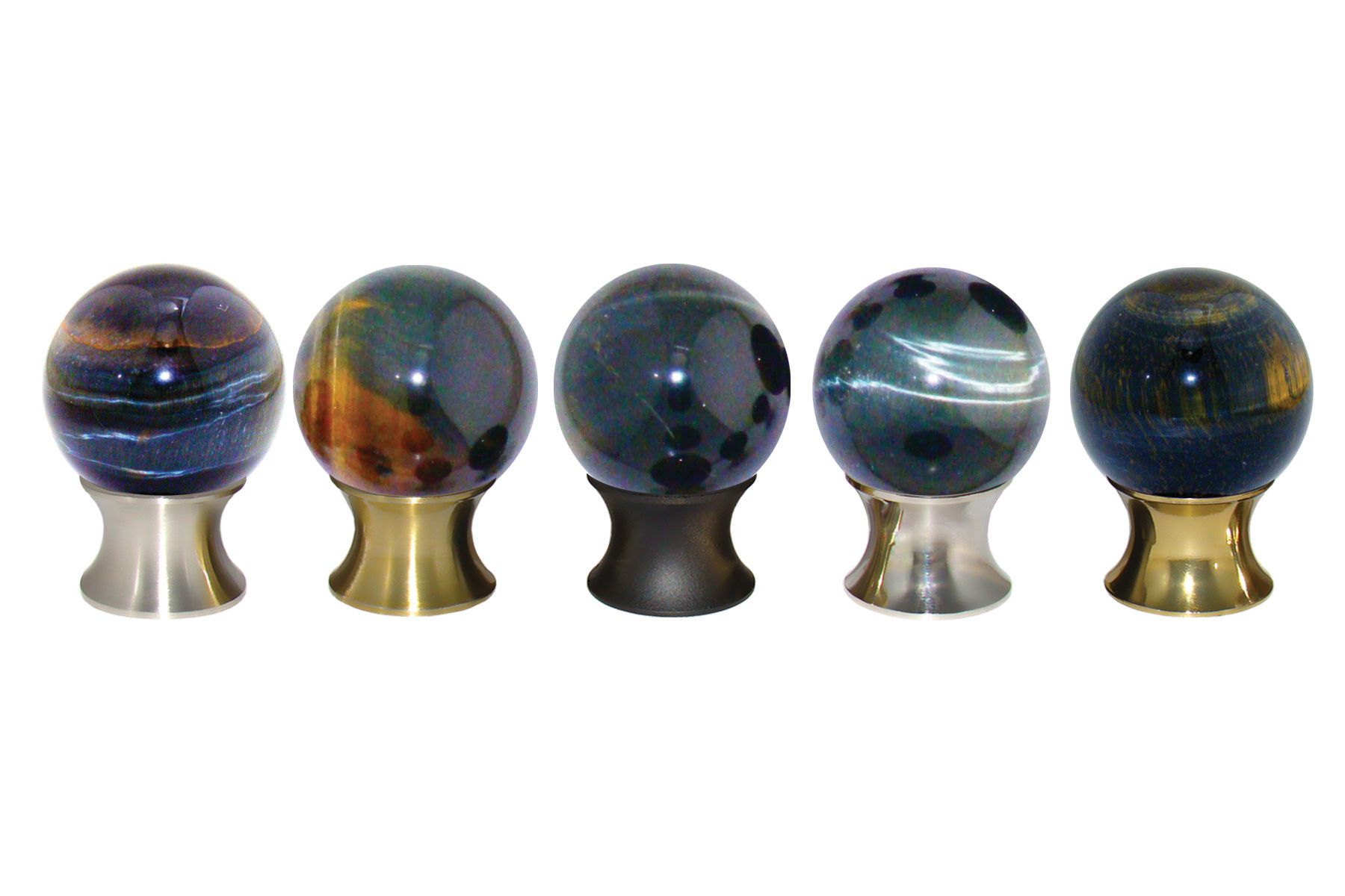 Blue Tiger Eye 35mm Cabinet Knob by Myterra