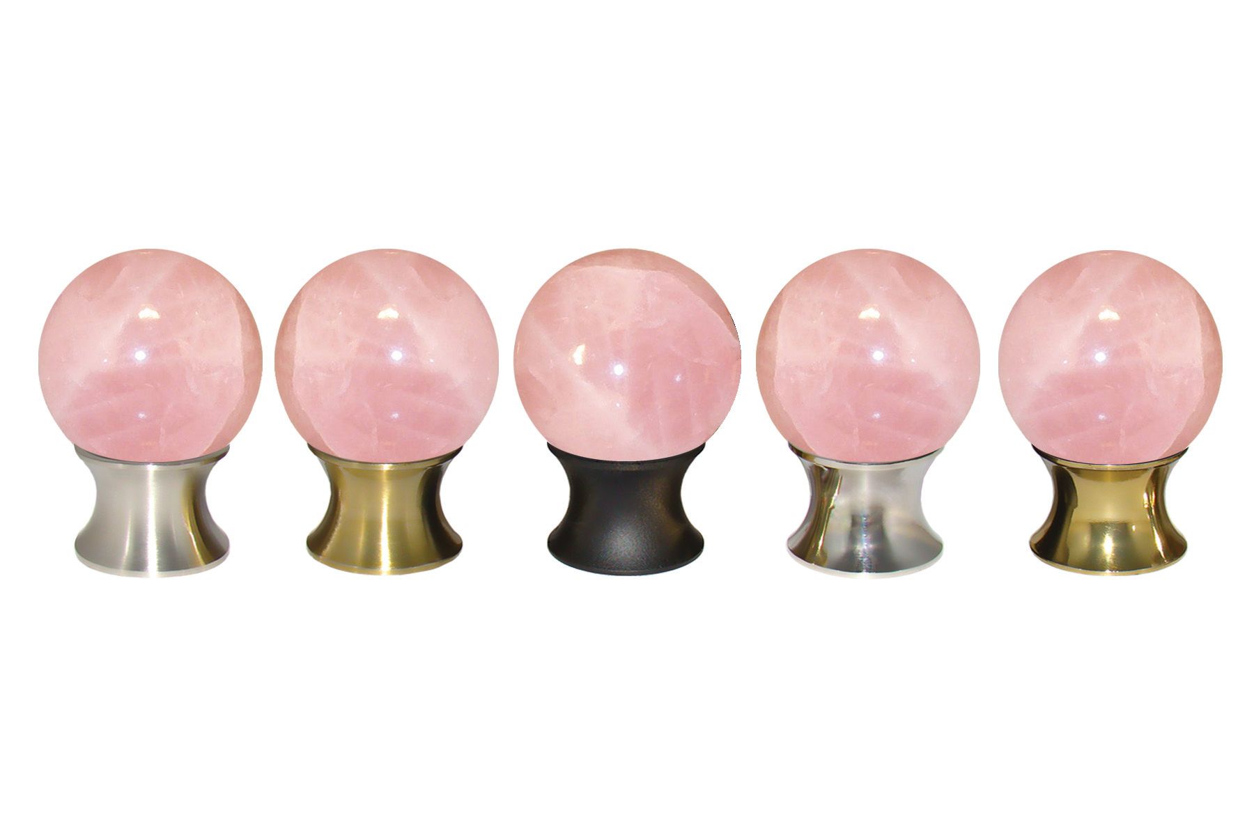 Rose Quartz 35mm Cabinet Knob by Myterra