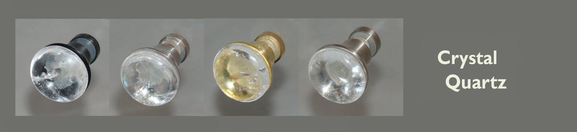 Crystal Quartz Shower Knob Selections