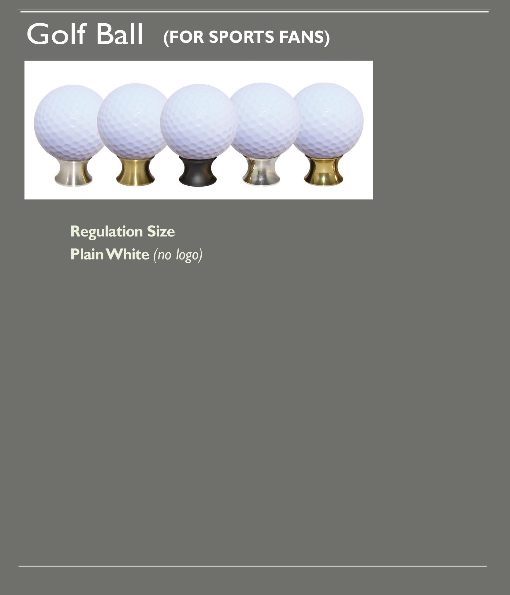 Golf Ball Cabinet Knob Selections