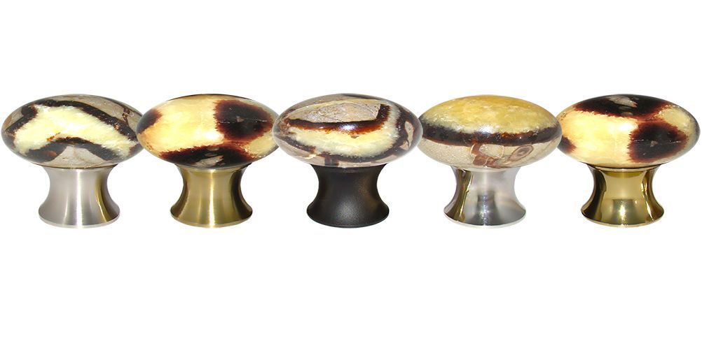 Septarian Disk Cabinet Knob by Myterra
