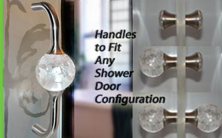 Handles to fit any Shower Door Configuration