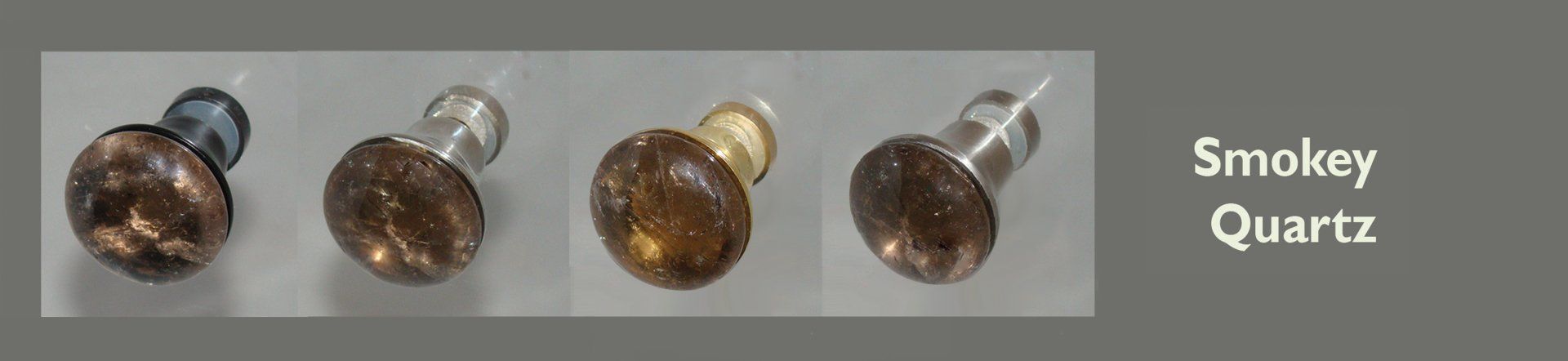 Smokey Quartz Shower Knob Selections