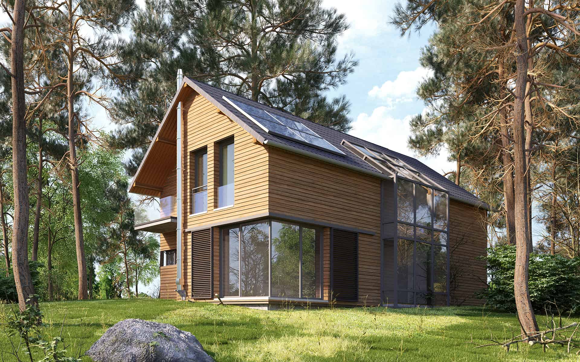 Building an Eco-Friendly Home Near Bainbridge Island Washington (WA) with sustainable architecture