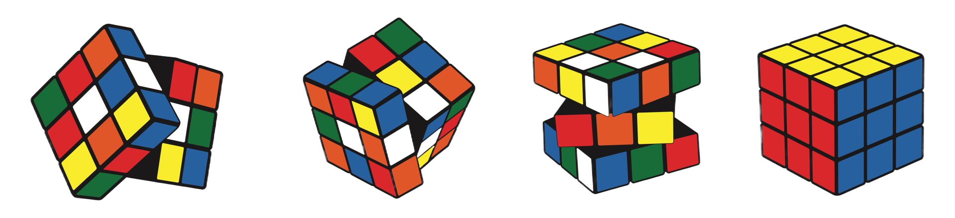 Rubik's Cube Wireframes
