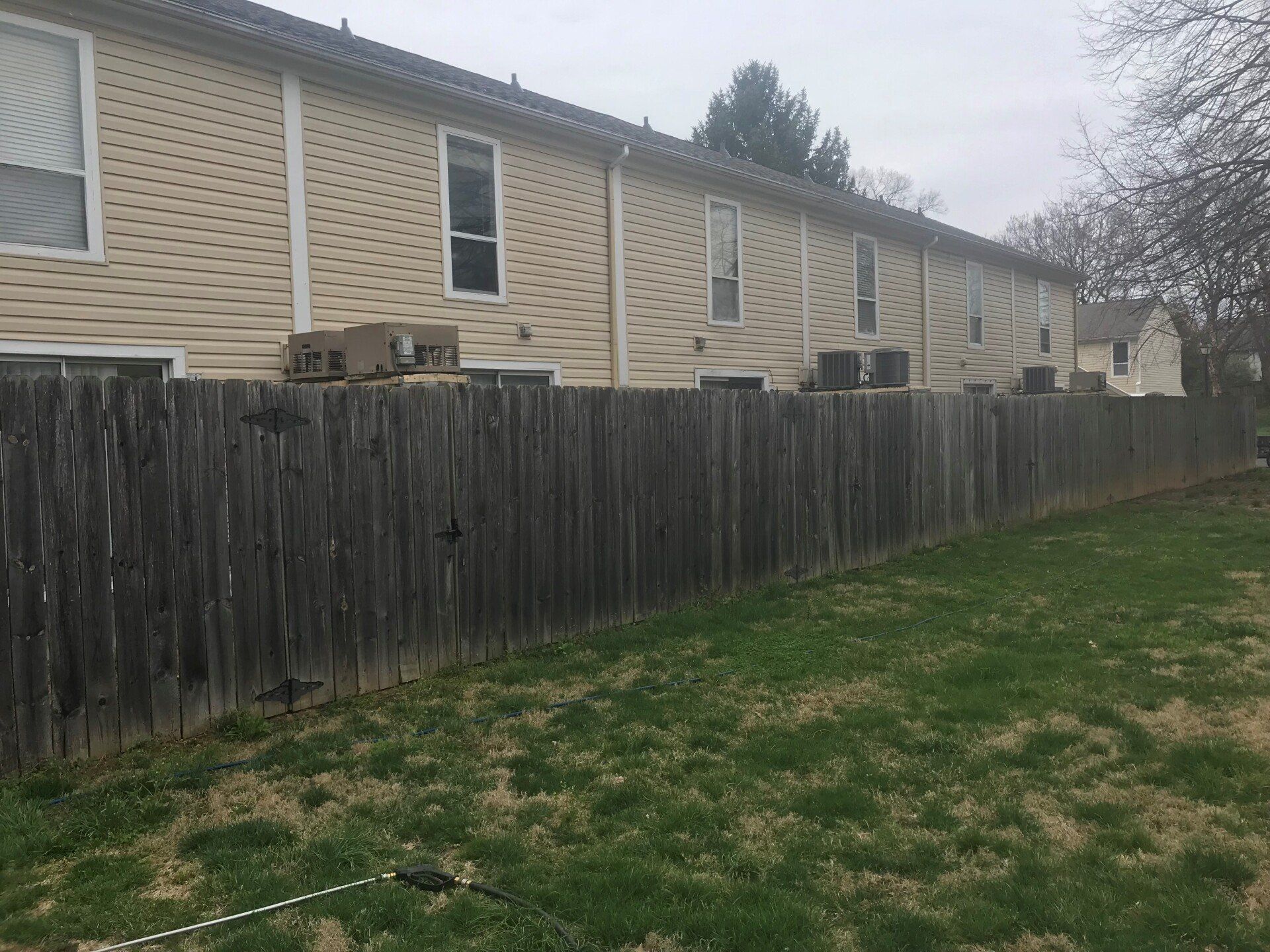 Siding Before Cleaning — Crestwood, KY — Advanced Cleaning Services