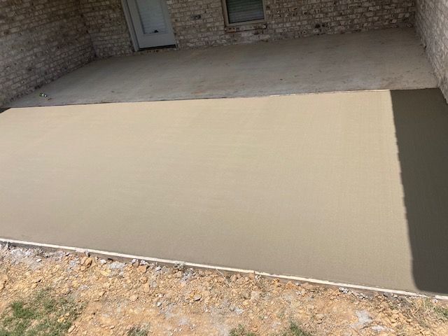 A concrete repair in Brandon, MS - Scott Meadows Construction Co. hard at work