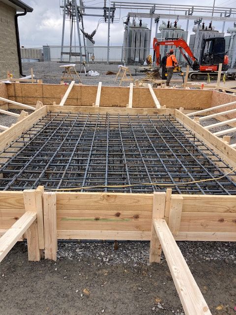 A concrete foundation in Brandon, MS by Scott Meadows Construction Co. 