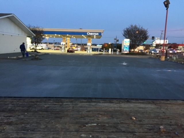 A commercial concrete foundation in Brandon, MS by Scott Meadows Construction Co.