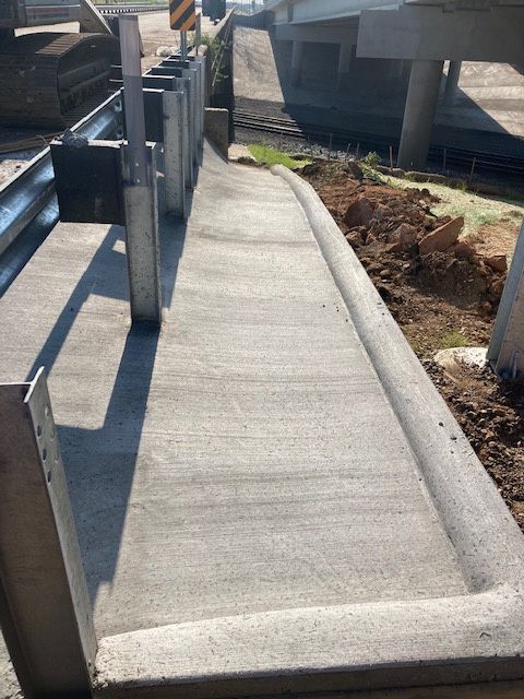 A commercial concrete foundation in Brandon, MS by Scott Meadows Construction Co. 