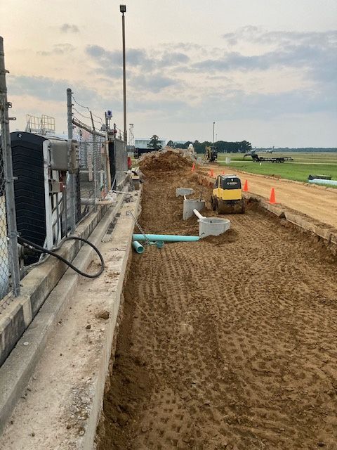 A commercial concrete repair in Brandon, MS by Scott Meadows Construction Co.