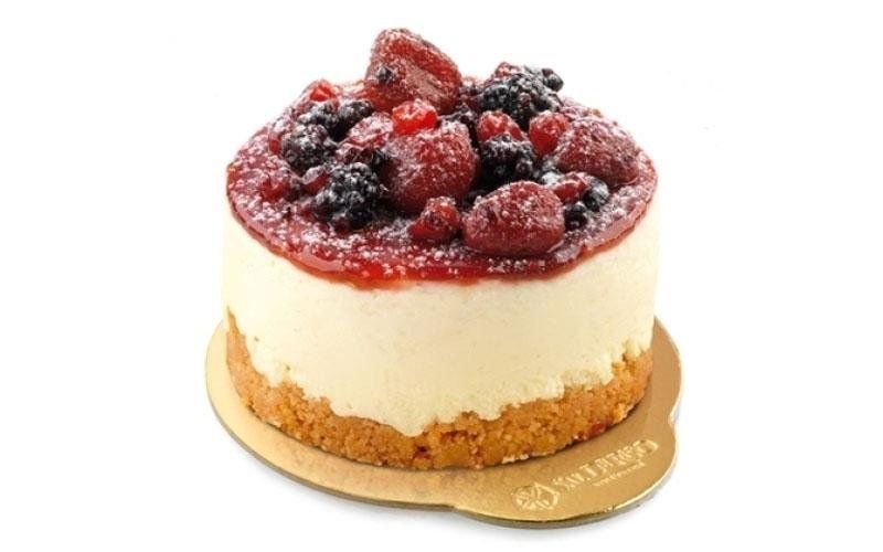 mousse con frutti di bosco