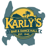 The logo for karly 's bar and dance hall