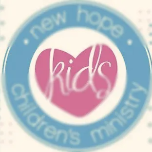 A logo for new hope kids children 's ministry